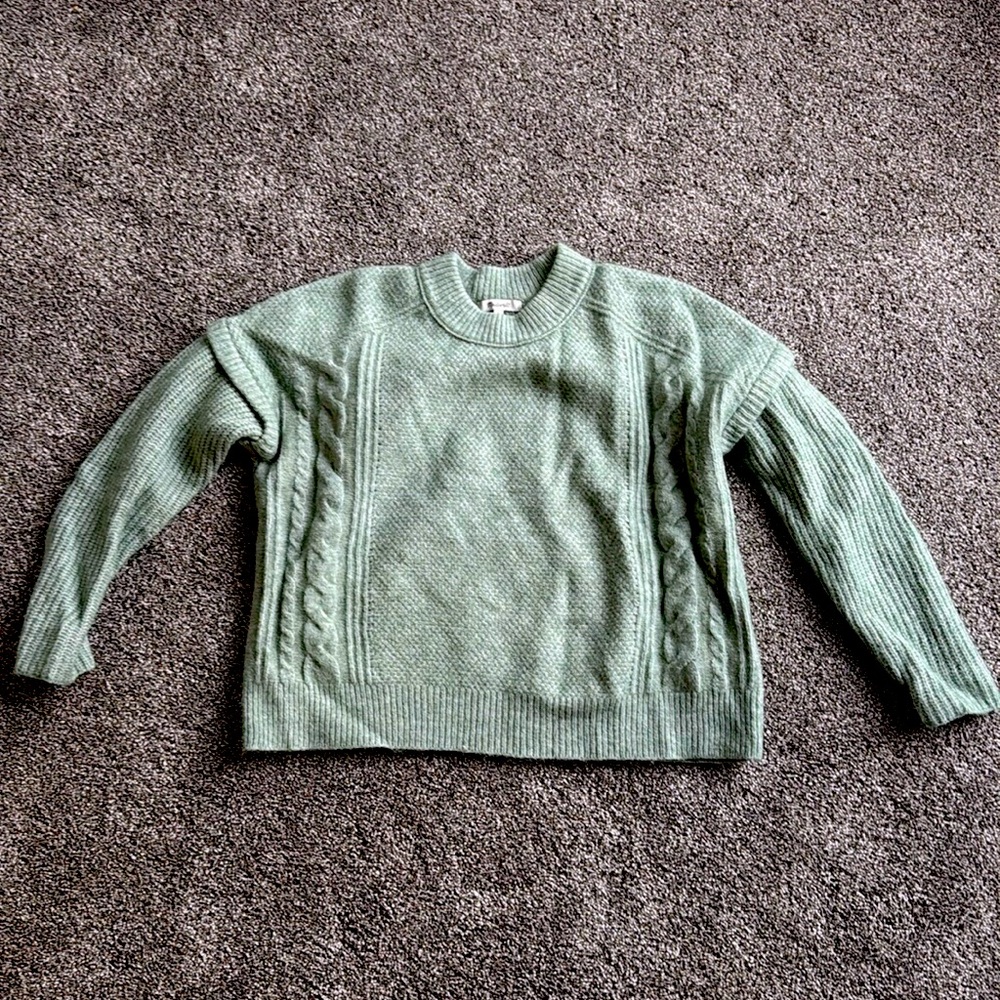 Jade green sweater size small. Madewell. Only worn a handful of times.